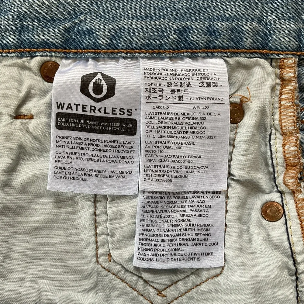 Levi’s 501 Distressed Denim Shorts